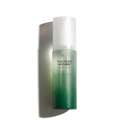HARUHARU Black Bamboo Hydrating Face Mist - 2.7 fl. oz, Vegan & Cruelty-Free