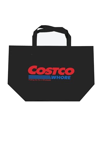 Reusable Grocery Tote Bag - Lightweight Non-Woven, Black, Pack of 2