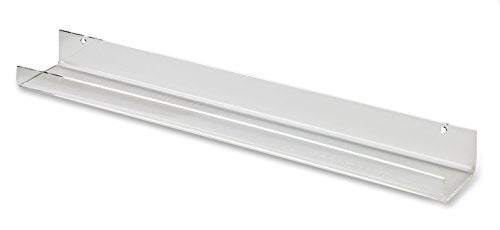 BY ALEGORY 12-Inch Clear Acrylic Wall Shelves for Makeup & Nail Polish (5 Pack)