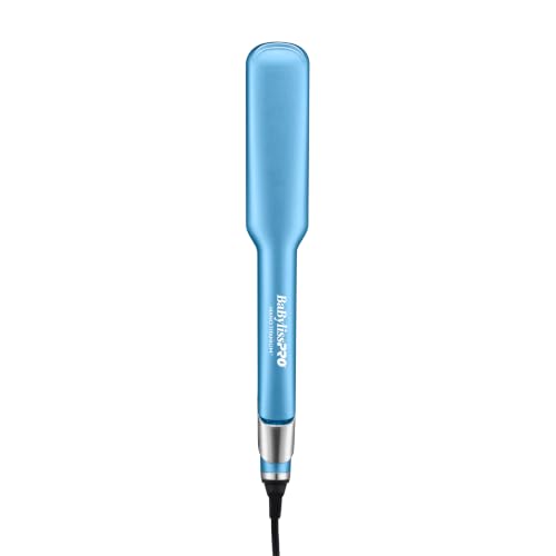 BabylissPRO Nano Titanium Ultra-Sleek Hair Straightener, Flat Iron for All Hair Types