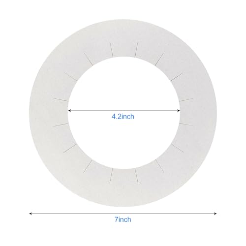 20 Pack Wax Warmer Protective Collars - Universal 4.2in Inner Dia 7.1in Outer Dia