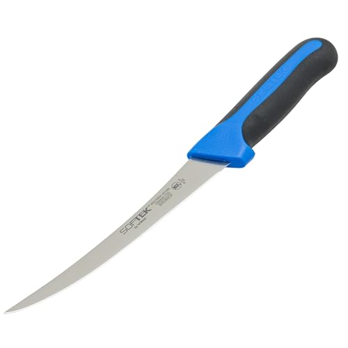 Winco 6" Boning Knife - Razor Sharp German Steel, Soft Grip Handle