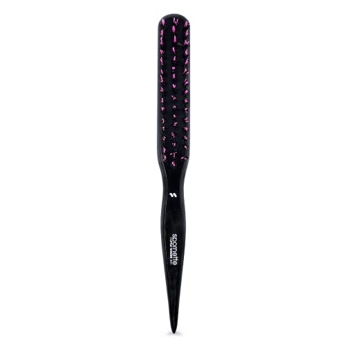 Spornette Little Wonder Boar Bristle Hair Brush - Teasing & Smoothing Brush for All Hair Types
