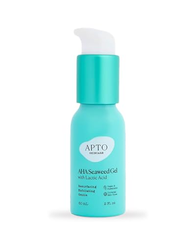 APTO AHA Seaweed Gel with Lactic Acid - Rinse-Off Chemical Exfoliant, 2 fl. oz.