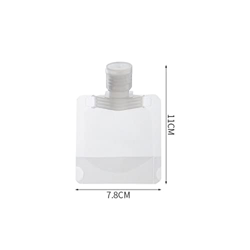 KALLORY Travel Lotion Bags Set - 13 Refillable Cosmetic Pouches