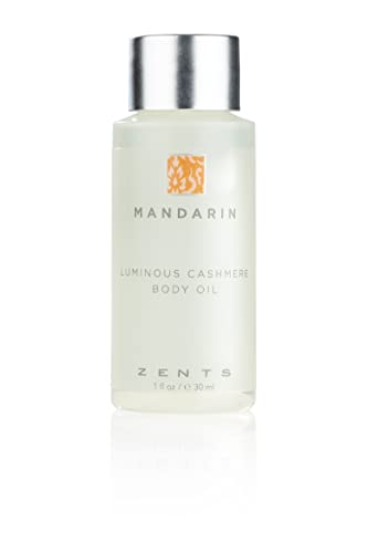 Zents Luminous Cashmere Body Oil - Mandarin, 1 fl oz, Travel Size