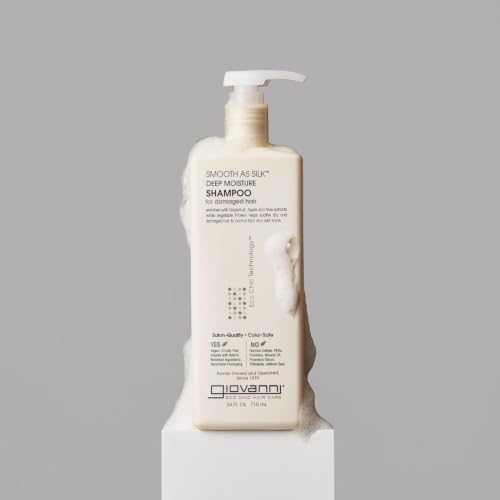 Giovanni Lemongrass Deep Moisture Shampoo 24 Fl Oz - Silky, Hydrating Hair Care