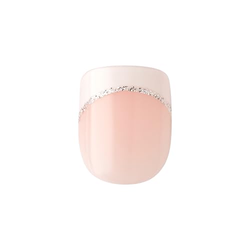 KISS imPRESS Petite Press-On Nails - Mini Me White Squoval (2 Pack)