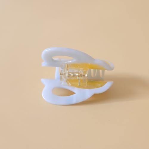 Lemon Shape Acetate Hair Claw Clip - Cute Non-Slip Hair Accessory