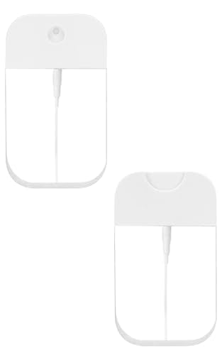 2-Pack 50ml Clear Spray Bottles - Portable Refillable Atomizers