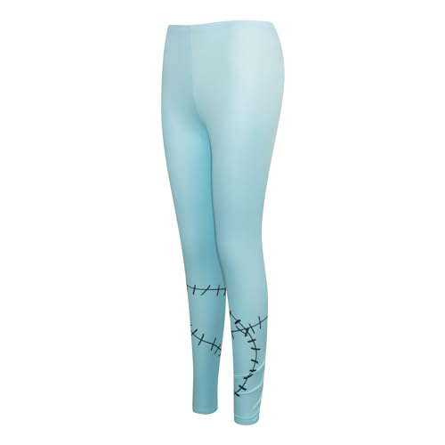 Blue Sally Halloween Costume Leggings for Women, XL-XXL Cosplay Accessory