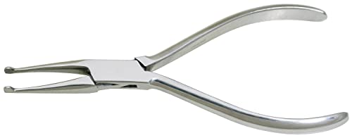 SurgicalExcel 110 Straight Crown & Utility Plier - Stainless Steel, Box Joint