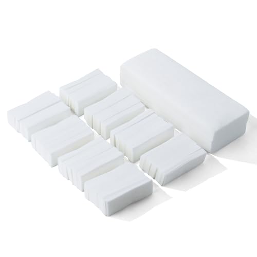 Waxkiss 200 Count Non-Woven Wax Strips Large 100 + 800 Small for Body & Face