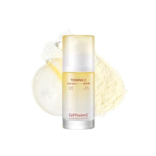 Cell Fusion C Toning Serum - Brightening Dark Spot Treatment with Vitamin C & Niacinamide, 1.01 fl. oz