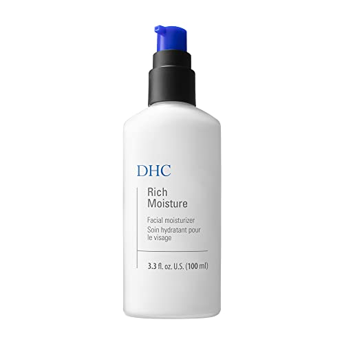 DHC Rich Moisturizer - Lightweight Hydrating Face Cream for Dull Skin, 3.3 oz