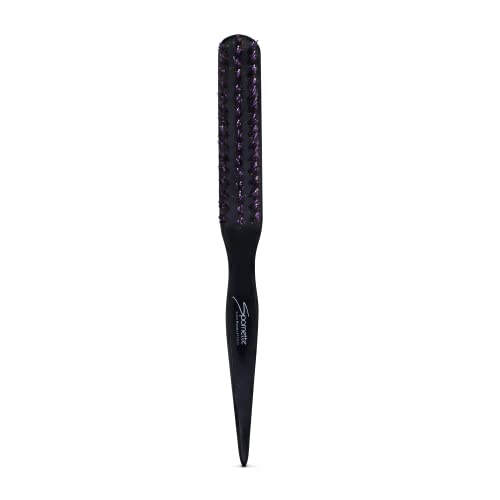 Spornette Little Wonder Boar Bristle Teasing Brush - Compact Styling Tool for All Hair Types