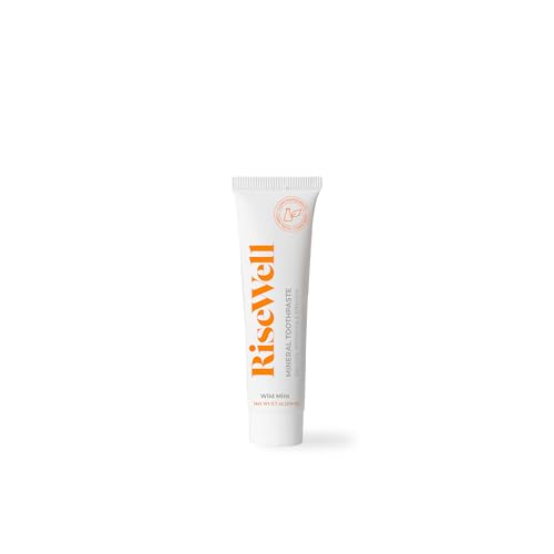 Travel Size Natural Toothpaste with Hydroxyapatite - Wild Mint 0.7oz