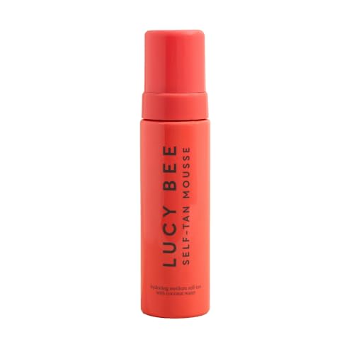 Lucy Bee Self Tan Mousse - Medium Natural Tan with Coconut Water, 6.76 fl oz - Vegan & Cruelty-Free