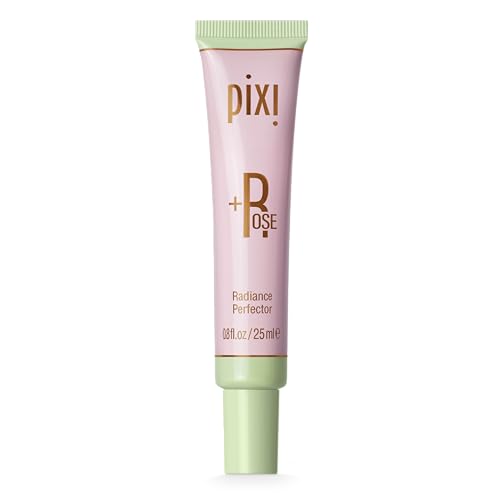 Pixi Rose Radiance Primer - Brightening & Blurring Skin Perfector with Rose Water & Hyaluronic Acid, 0.8 fl oz