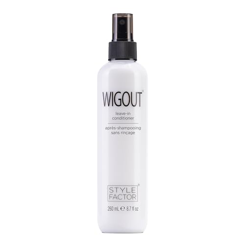 Style Factor WIGOUT Leave-In Conditioner Spray – Hydrating Mist for All Hair Types, 8.8oz