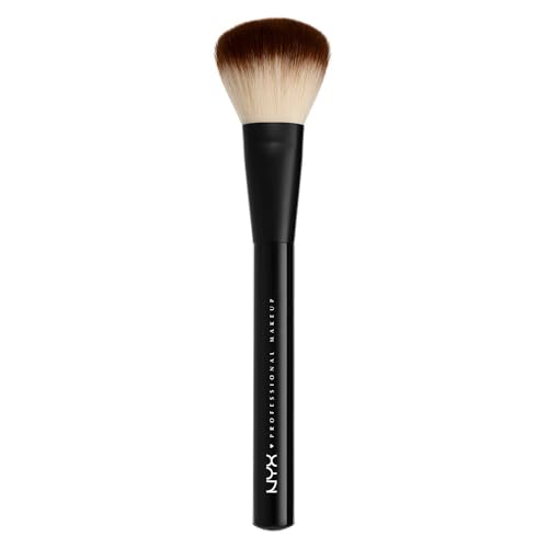 NYX Professional Makeup Pro Powder Brush - Soft Vegan Synthetic Face Brush for Loose & Pressed Powders