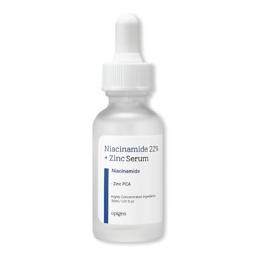 Niacinamide 22% + Zinc Face Serum for Pore Reduction & Acne Control - 1oz