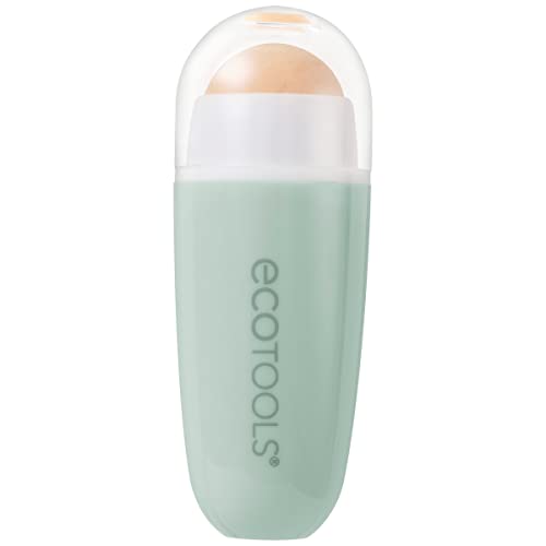 EcoTools Oil Absorbing Facial Roller with Volcanic Stone - Reusable Shine Control Tool for Oily Skin