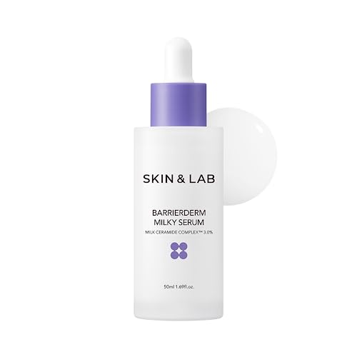 SKIN&LAB Barrierderm Milky Serum - Hydrating Milk Ceramide Complex, 1.69 Fl Oz