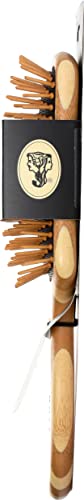 Bass Brushes Wood Bristle Hair Brush for Thick, Curly, and Long Hair