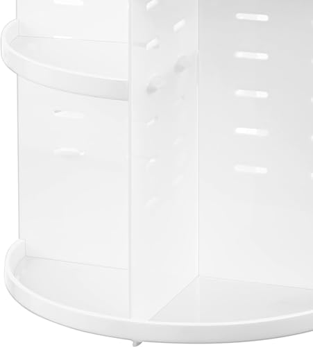 HBlife 360 Rotating Makeup Organizer - Adjustable Cosmetic Storage Carousel