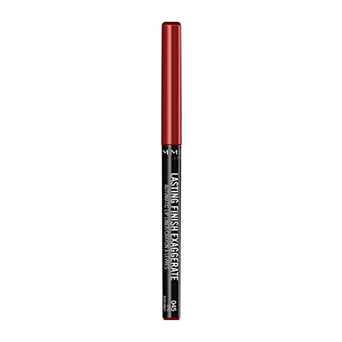 Rimmel Lasting Finish Exaggerate Lip Liner - 45 Epic Burgundy (2-Pack)