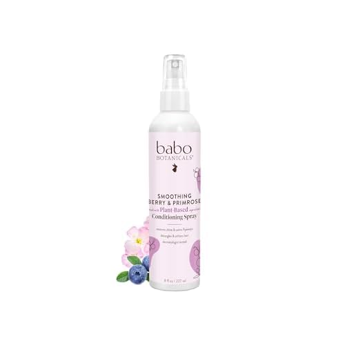 Babo Botanicals, Detangler Instantly Smooth Berry Primrose, 8 Fl Oz