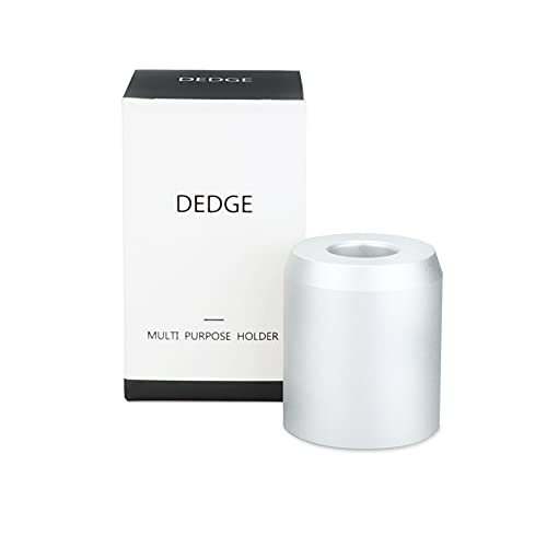 DEDGE Safety Razor Stand Matte Silver-Razor Holder Stand-Double Edge Safety Razor Stand-Shaver Holder for Bathroom Accessory-Opening Dimension is 1.7cm/0.67"