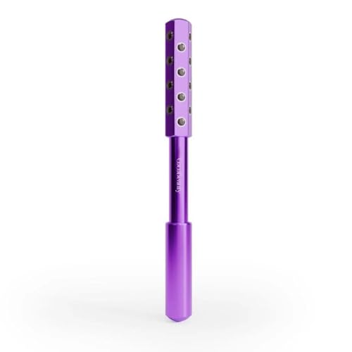 COCOBEAUTY Tourmaline Facial Massage Roller for Lymphatic Drainage & Glow