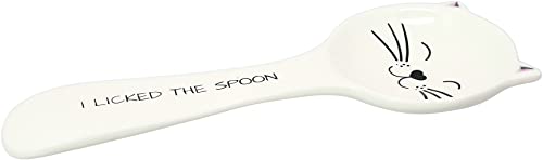 Cat Spoon Rest - 10 Inch Dolomite Cat Shaped Design