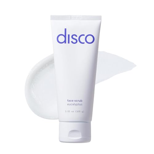 Disco Men's Exfoliating Face Scrub - Natural Deep Cleanser 2oz