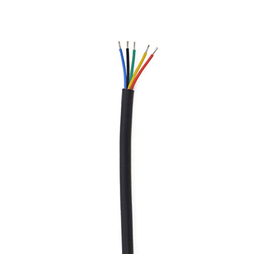 5 Pairs 5-Pin Waterproof Electrical Connectors with 20cm Cable