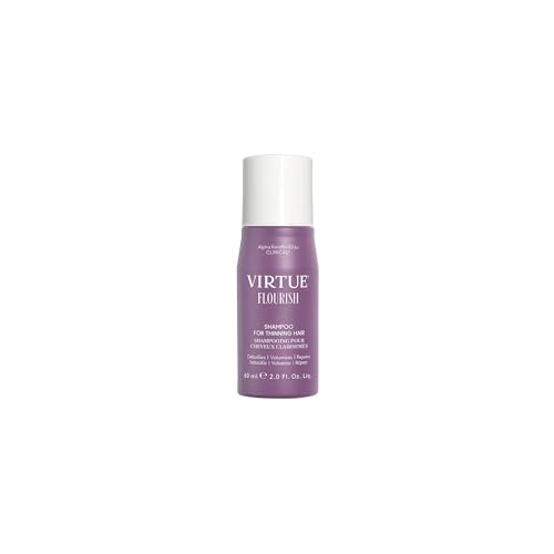 VIRTUE Flourish Sulfate Free Travel Size Shampoo for Thinning Hair & Volume