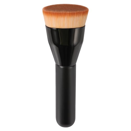 ACMEBEAUTY Black Foundation Flat Top Kabuki Brush for Mature Skin