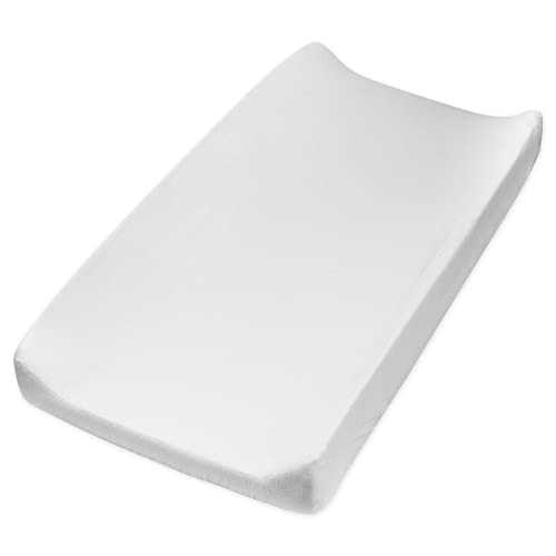 HonestBaby Organic Cotton Changing Pad Cover - Bright White, One Size