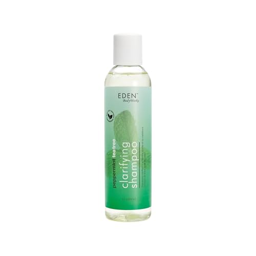 EDEN BodyWorks Peppermint Tea Tree Clarifying Shampoo for Curly Hair 8oz