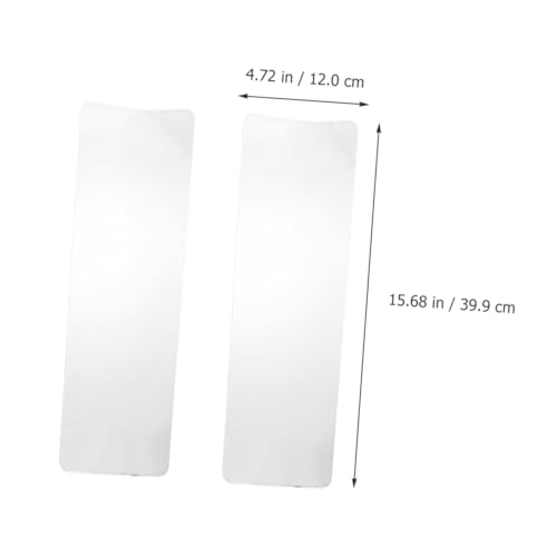 Hair Highlighting Board Set - 2 Clear Dye Paddles for Precision Coloring