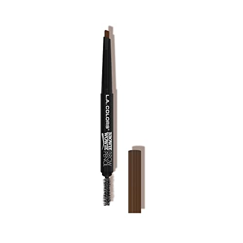 L.A. COLORS Browie Wowie Soft Brown Brow Pencil - Long-Lasting & Smudge-Proof