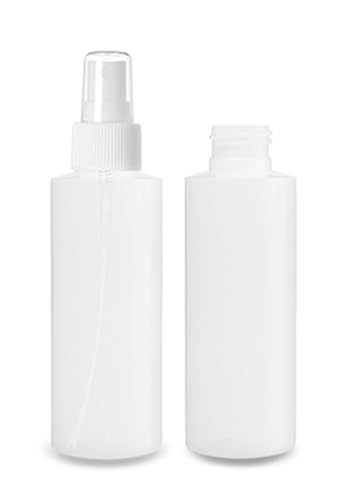 4 oz Fine Mist Spray Bottles - Refillable & Reusable (Pack of 2)