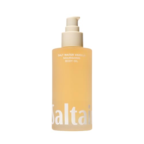 Saltair Body Oil - Luxurious Salt Water Vanilla After Shower and Bath Oil for Women and Men. Botanical, Non-Greasy, Well-Absorbing Moisturizer for Hydrating Dry Skin ? 4oz Bottle