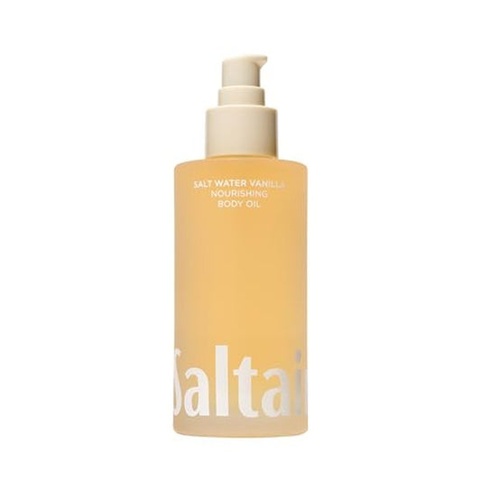 Saltair Body Oil - Luxurious Salt Water Vanilla After Shower and Bath Oil for Women and Men. Botanical, Non-Greasy, Well-Absorbing Moisturizer for Hydrating Dry Skin ? 4oz Bottle