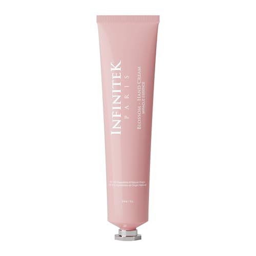 Infinitek Paris Blossom Hand Cream - Moisturizing Anti-Aging Lotion for Dry Hands, 70g