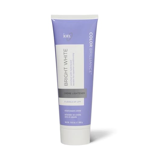 ion Bright White Hair Bleach Creme - Lifts Up to 8 Levels, 10.6 Oz