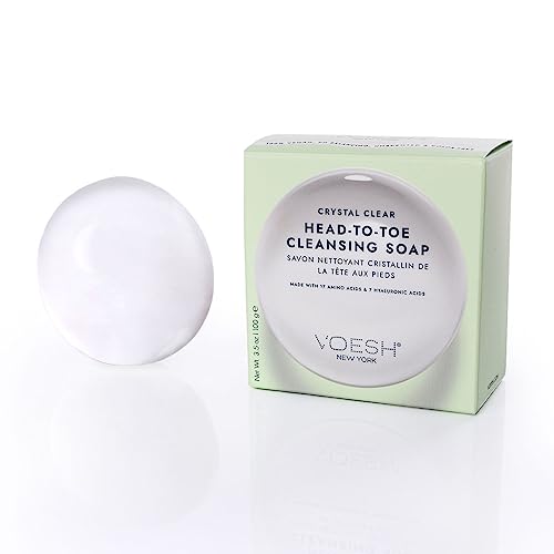 VOESH pH-Balancing Vegan Clear Soap for Sensitive Skin - Unscented