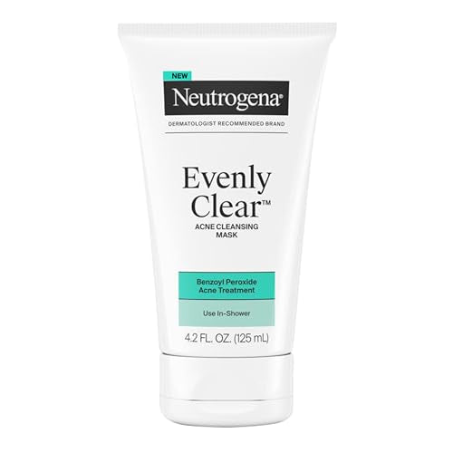 Neutrogena Evenly Clear Acne Cleansing Mask, 4.2 oz - 3.5% Benzoyl Peroxide